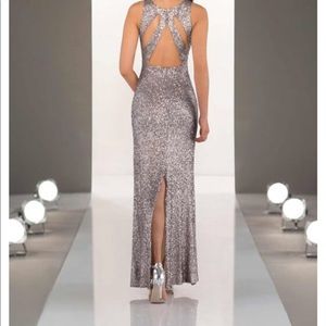 Sorella vita rose gold bridesmaid dress size 8